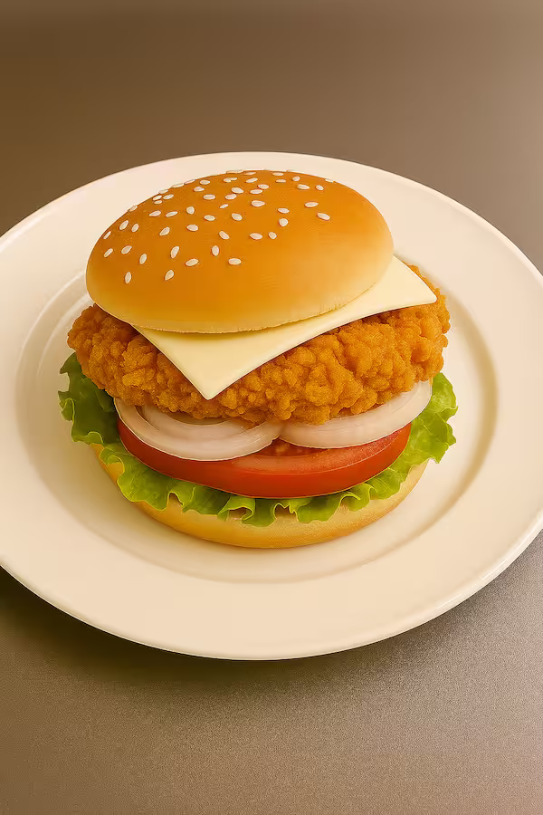 Hamburger Crispy Chicken Completo