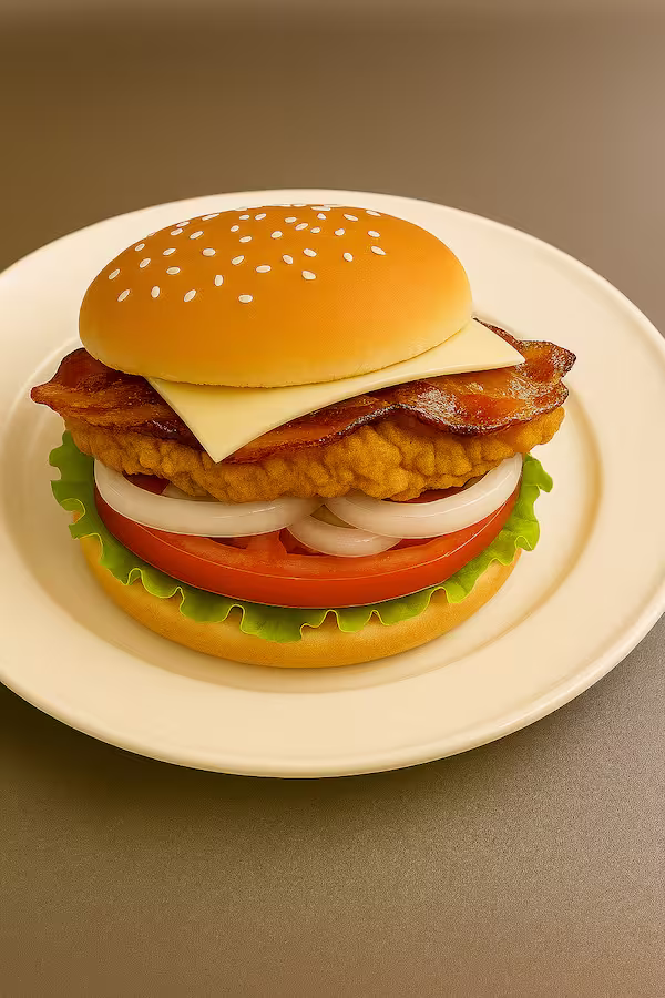 Hamburger Crispy Chicken Speciale