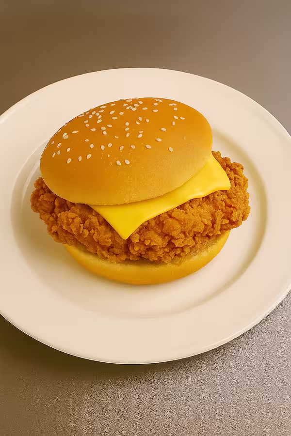 Hamburger Crispy Chicken Semplice