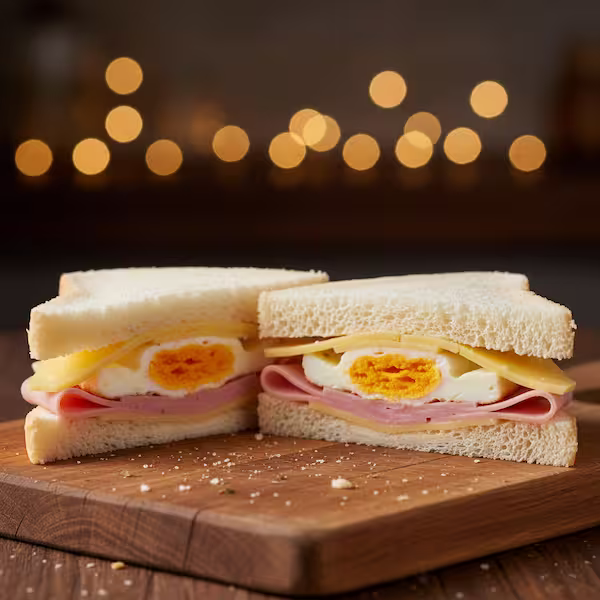 Sandwich Misto con Uovo