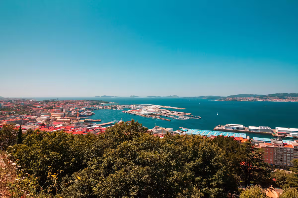 Vista de la Ría de Vigo